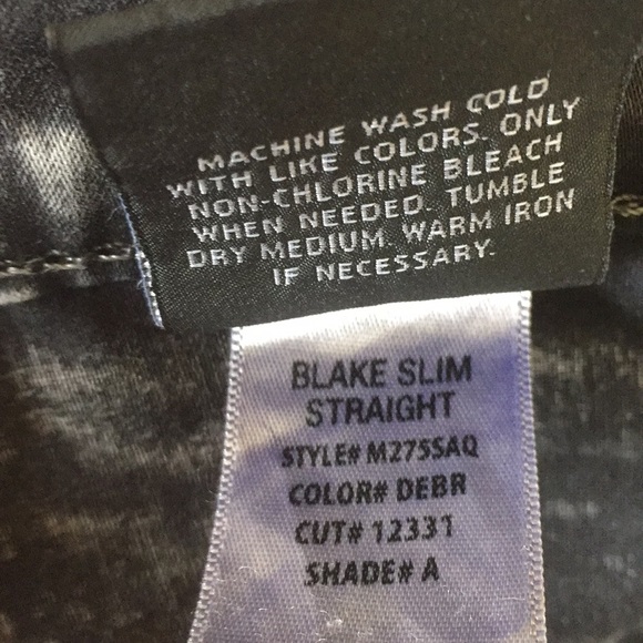 NWOT $220 Hudson Blake Slim Straight in DEBR 36 - Picture 7 of 8